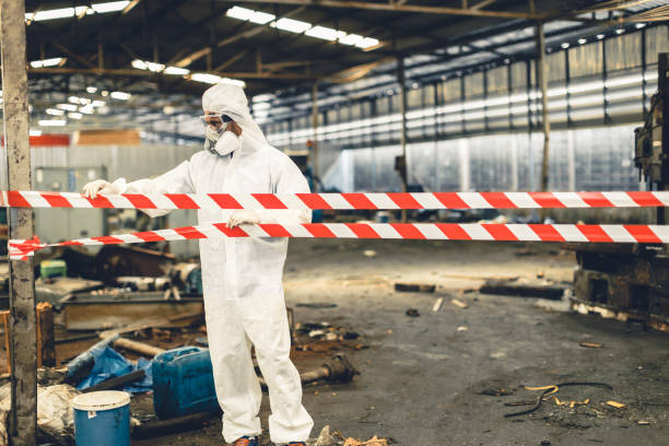 Professional Crime Scene Cleanup technician working in Prague, NE